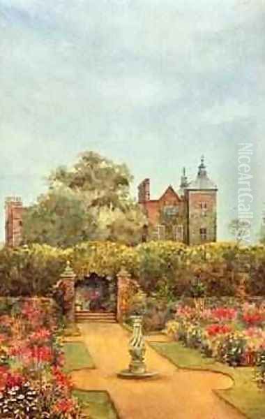 Hatfield House 1902 Oil Painting by Lewis Nathaniel Nottage