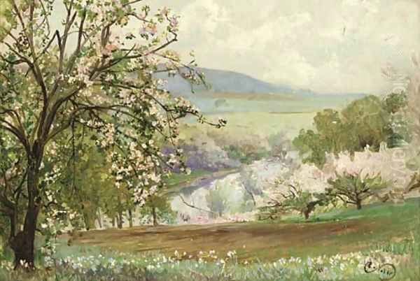 Spring Oil Painting by Robert Noble