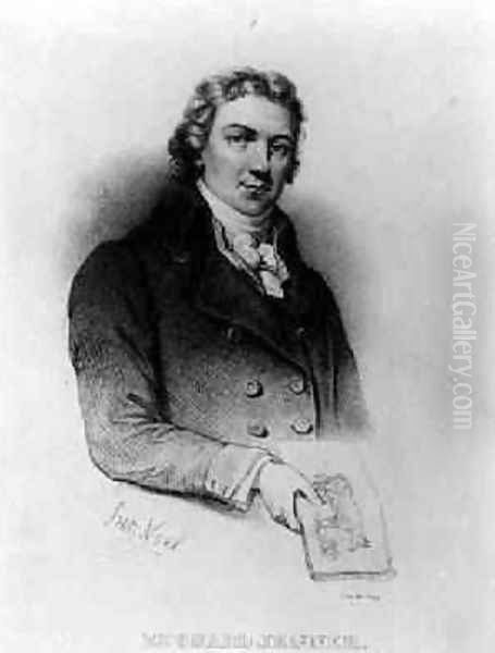 Portrait of Edward Jenner 1749-1823lithography by de Frey Oil Painting by Alphonse Leon Noel