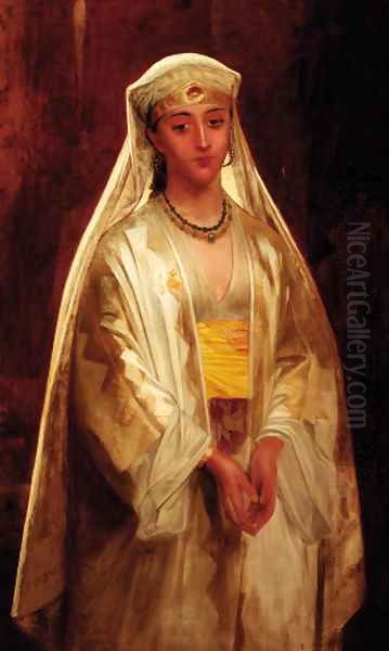 Esther Oil Painting by John James Napier