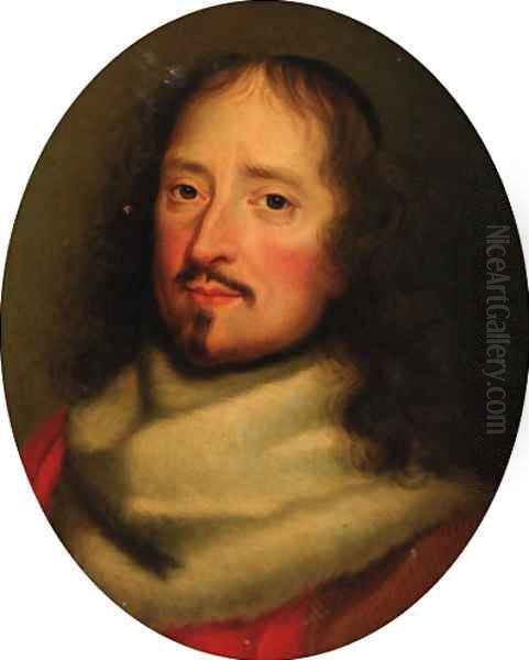 Portrait of Guillaume de Lamoignon Oil Painting by Robert Nanteuil