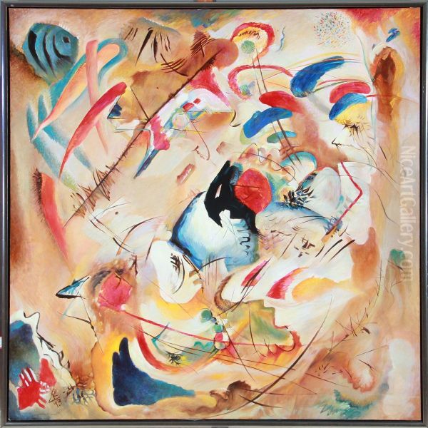 Composition. Oil Painting by Wassily Kandinsky