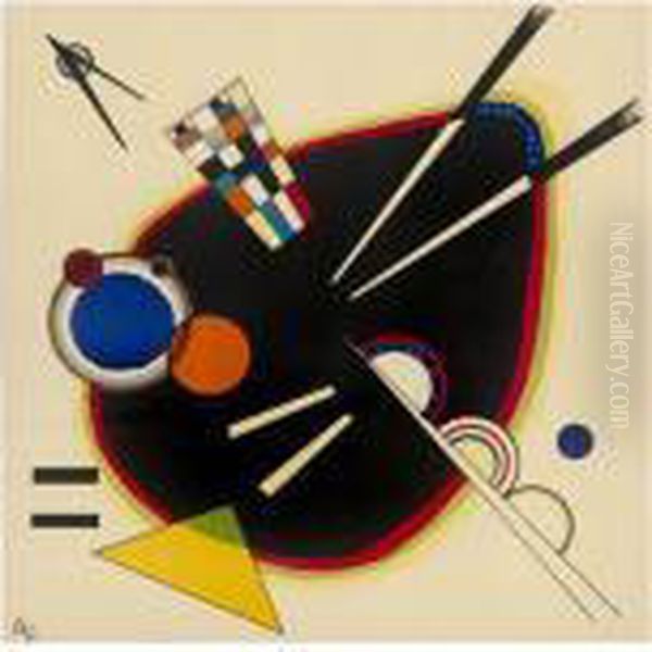 Untitled Oil Painting by Wassily Kandinsky