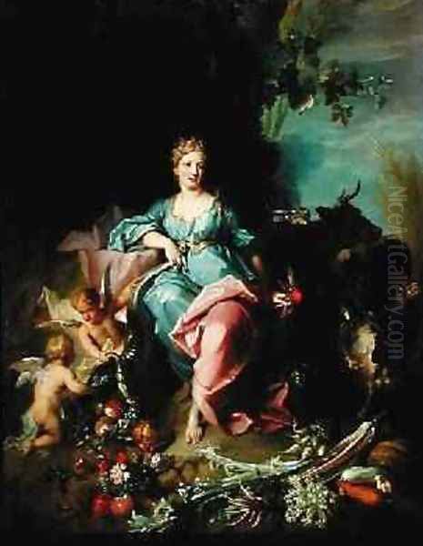 Abundance, 1719 Oil Painting by Jean-Baptiste Oudry