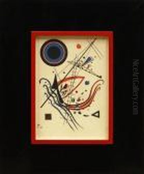 ''lithographie Blau Oil Painting by Wassily Kandinsky