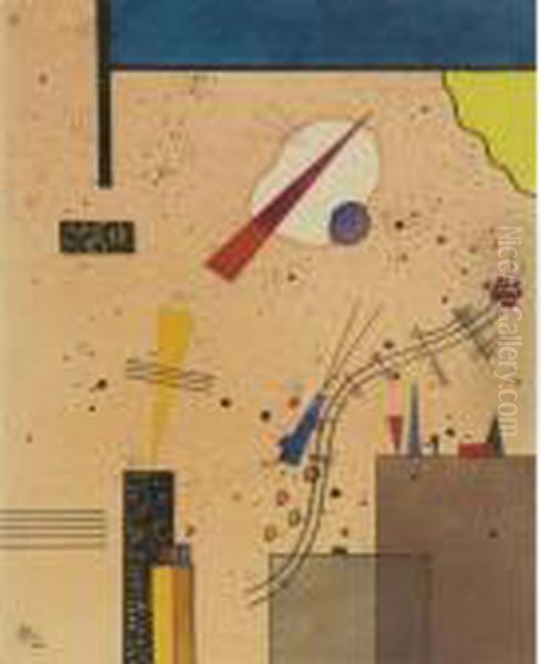 Spritze (spray) Oil Painting by Wassily Kandinsky