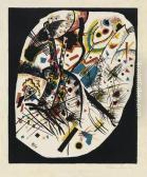 Kleine Welten Iii 
Color Lithograph On Cream Wove Paper, 1922 
. Oil Painting by Wassily Kandinsky