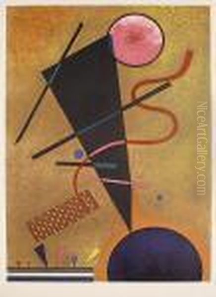 Beruehrung Oil Painting by Wassily Kandinsky