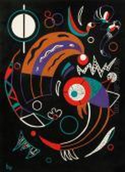 Composicion Abstracta Oil Painting by Wassily Kandinsky