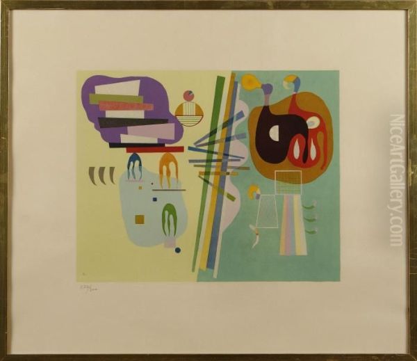 Komposition Oil Painting by Wassily Kandinsky