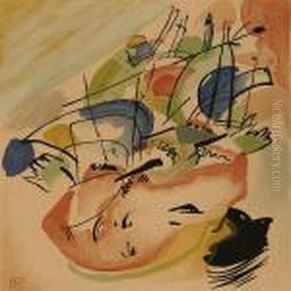 Improvisation Oil Painting by Wassily Kandinsky