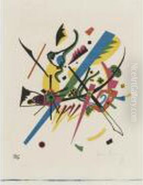 Kleine Welten I Oil Painting by Wassily Kandinsky