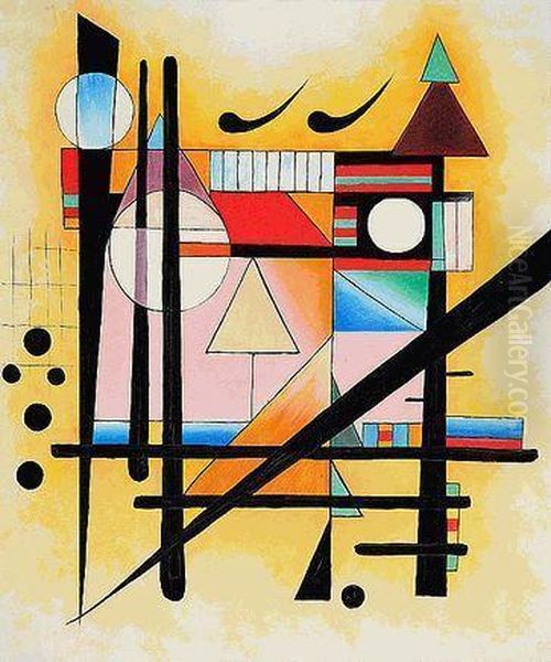 Untitled Oil Painting by Wassily Kandinsky