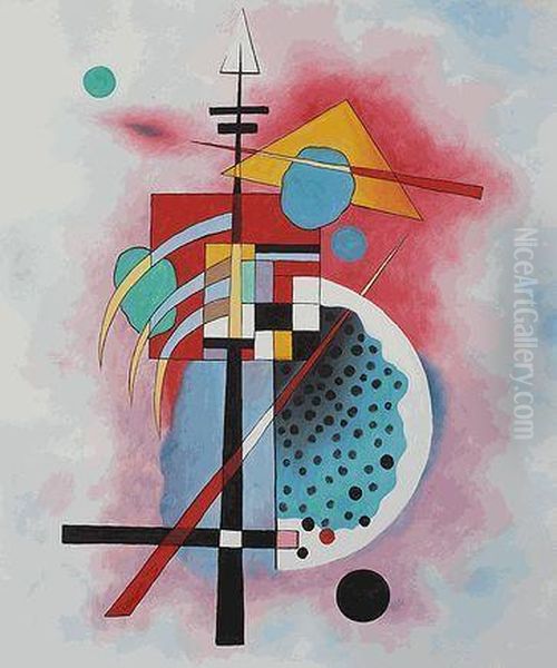 Hommage A Grohmann Oil Painting by Wassily Kandinsky