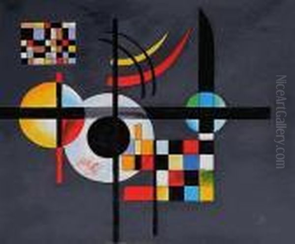 Gravitation Oil Painting by Wassily Kandinsky