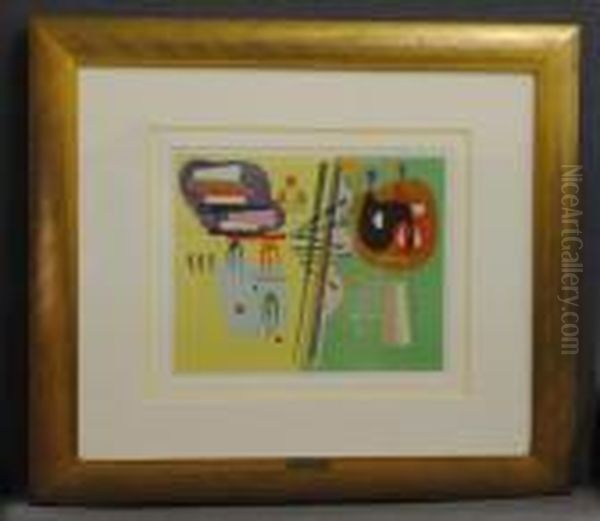 Composition Abstraite Oil Painting by Wassily Kandinsky