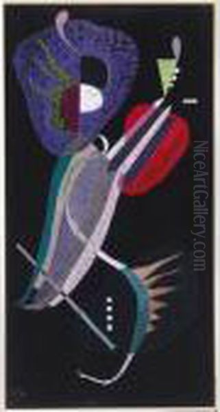 La Resolution Oil Painting by Wassily Kandinsky