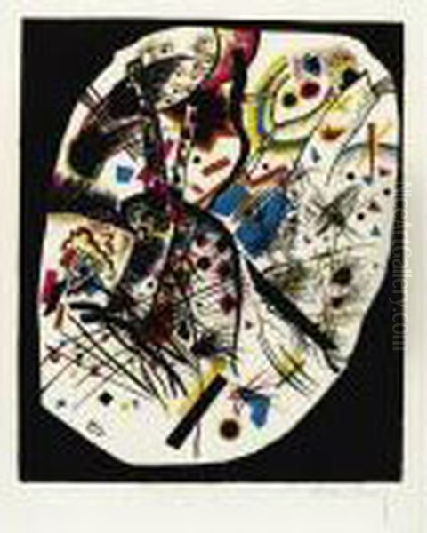 Kleine Welten Iii Oil Painting by Wassily Kandinsky