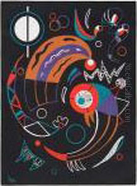 Abstract Composition. Oil Painting by Wassily Kandinsky