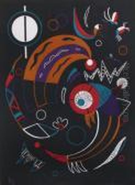 The Comet Oil Painting by Wassily Kandinsky