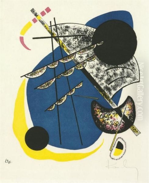 Kleine Welten Ii Oil Painting by Wassily Kandinsky