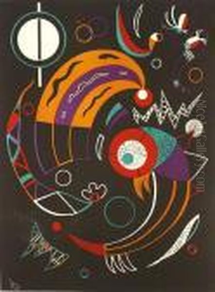 Abstraktion Oil Painting by Wassily Kandinsky