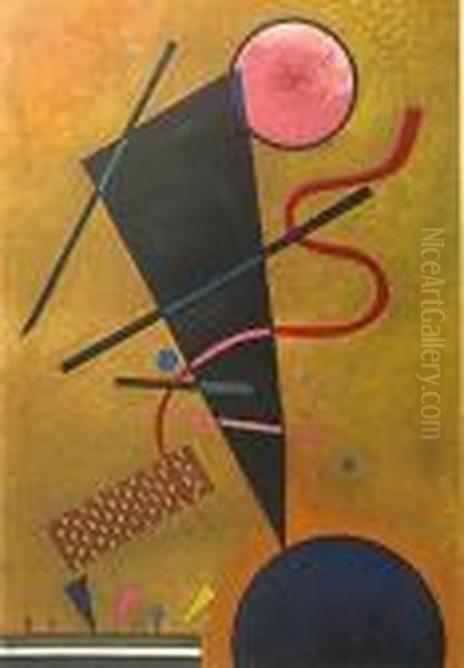 Untitled (abstraction) Oil Painting by Wassily Kandinsky