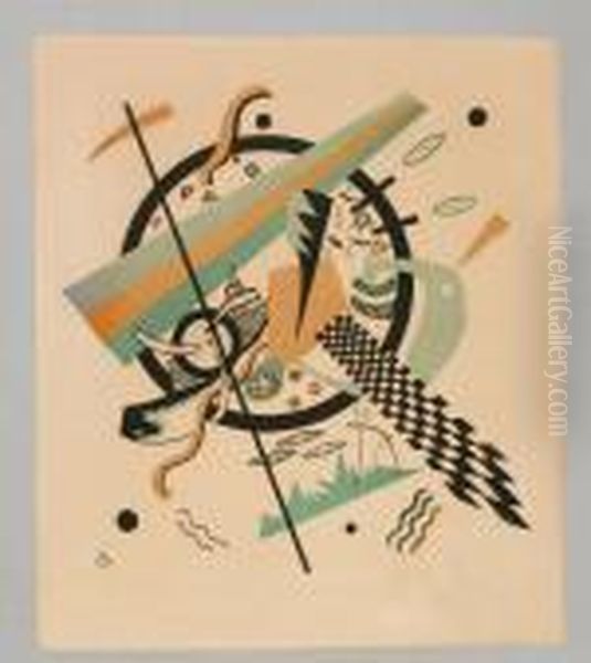 Kleinewelten Iv Oil Painting by Wassily Kandinsky