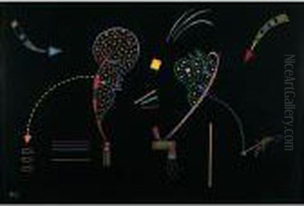 Deux Cotes Oil Painting by Wassily Kandinsky