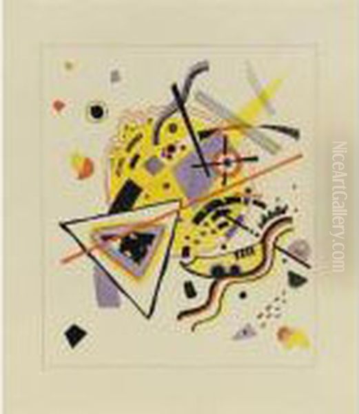 Ohne Titel (untitled) Oil Painting by Wassily Kandinsky