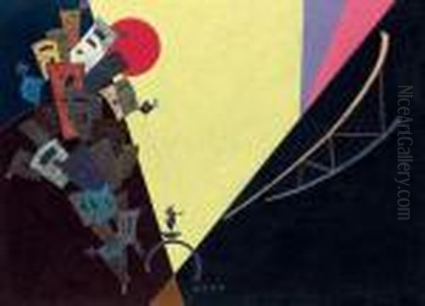 Epanouissement Oil Painting by Wassily Kandinsky