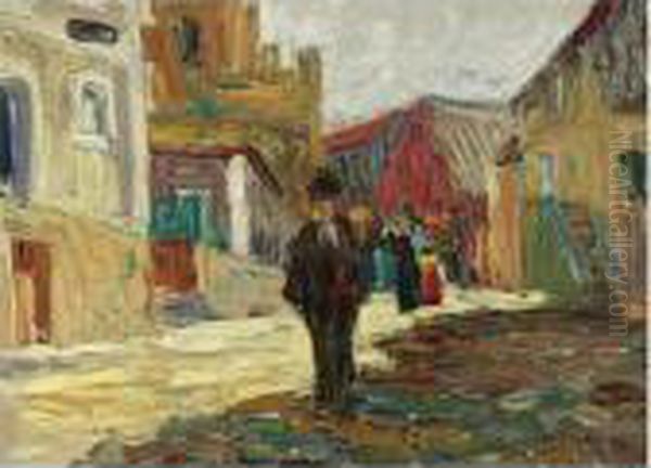 Kallmunz - Vilsgasse Ii Oil Painting by Wassily Kandinsky