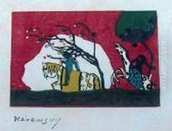 Klange Oil Painting by Wassily Kandinsky