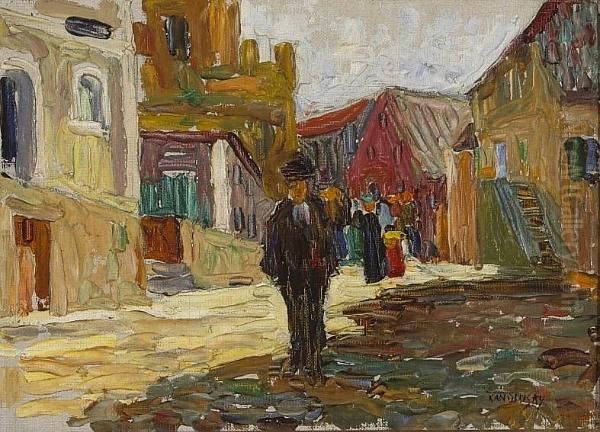 Kallmunz - Vilsgasse Ii Oil Painting by Wassily Kandinsky