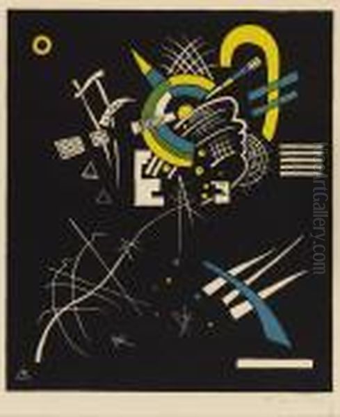 Kleine Welten Vii Oil Painting by Wassily Kandinsky