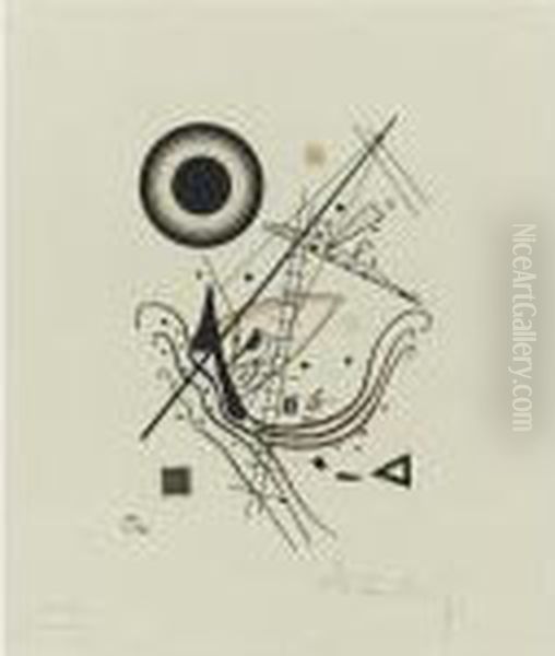 Blau, No. 14 From An Edition Of 100 Oil Painting by Wassily Kandinsky