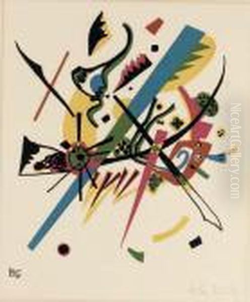 Kleine Welten I Oil Painting by Wassily Kandinsky