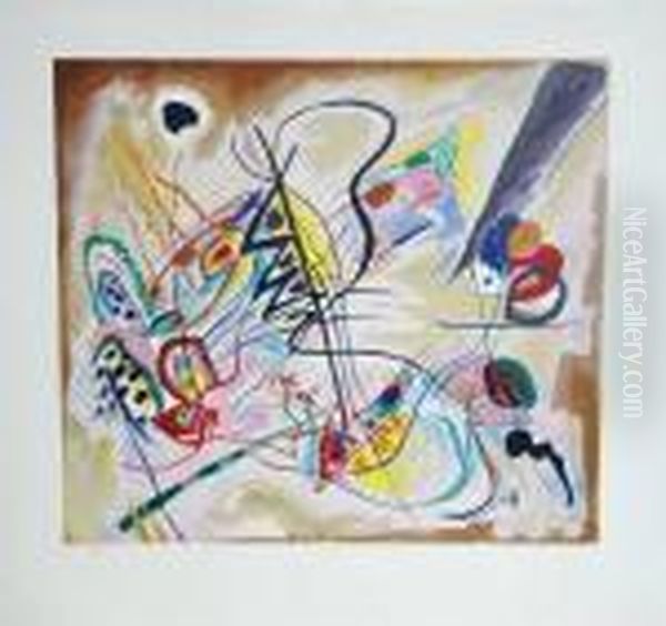 Composition 1 Oil Painting by Wassily Kandinsky