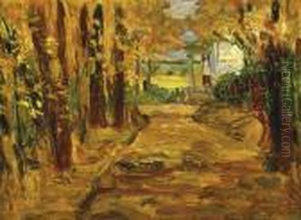 Park Von St. Cloud--herbst I Oil Painting by Wassily Kandinsky