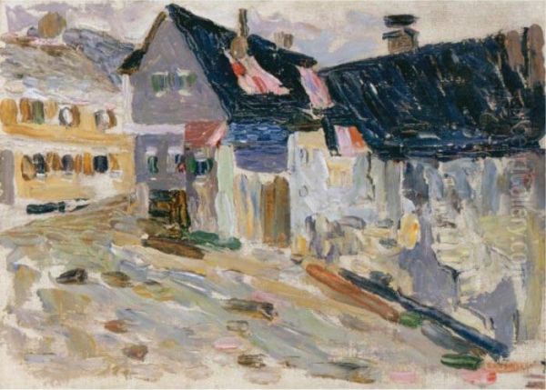 Kallmunz, Regentag Oil Painting by Wassily Kandinsky