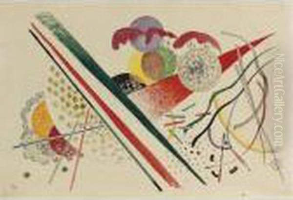 Ohne Titel (untitled) Oil Painting by Wassily Kandinsky