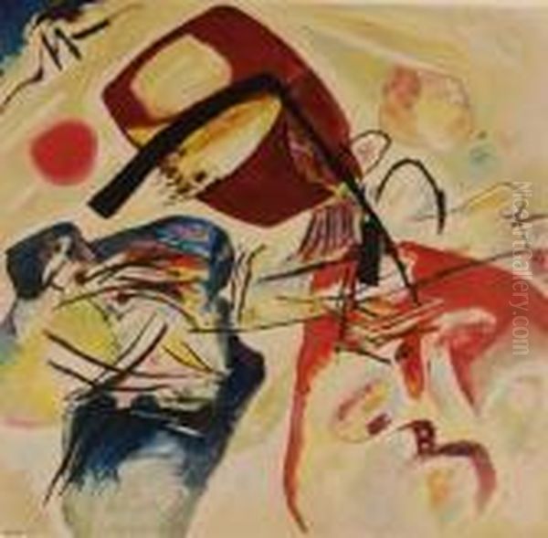 Untitled Oil Painting by Wassily Kandinsky