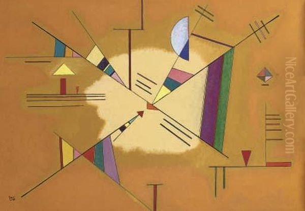 Diagonale Oil Painting by Wassily Kandinsky