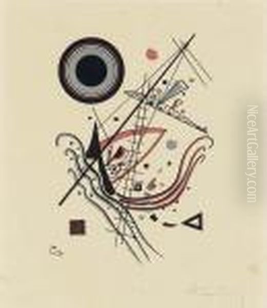 Lithographie Blau Oil Painting by Wassily Kandinsky