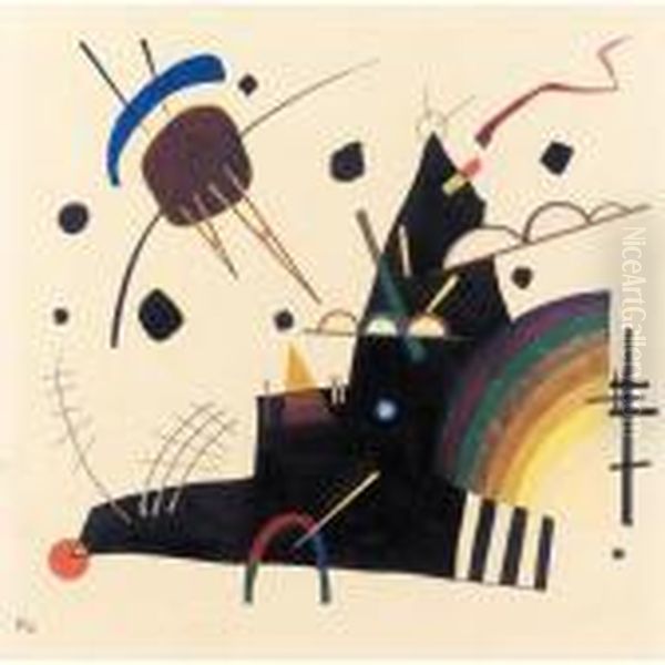 Festes I (solid I) Oil Painting by Wassily Kandinsky