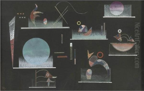 Ohne Titel Oil Painting by Wassily Kandinsky