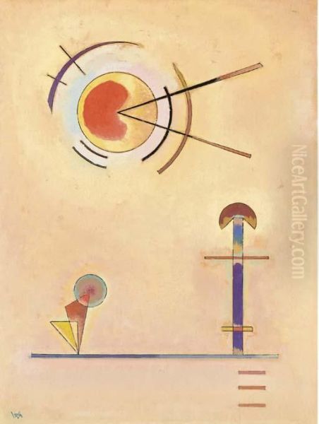 Flach Oil Painting by Wassily Kandinsky