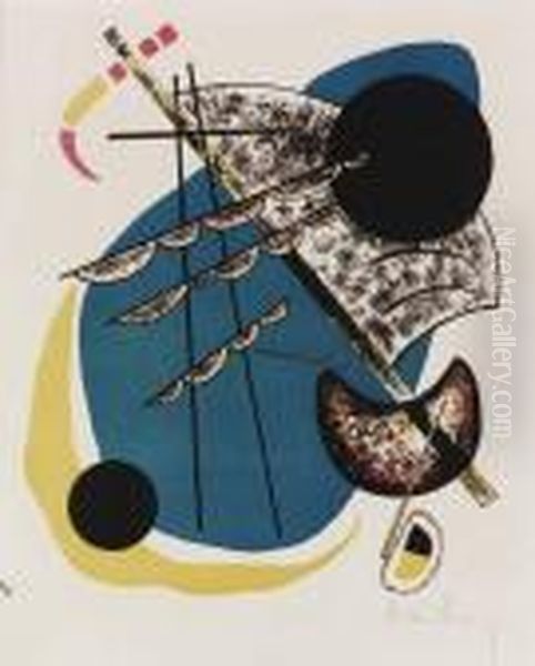 Kleine Welten Ii Oil Painting by Wassily Kandinsky