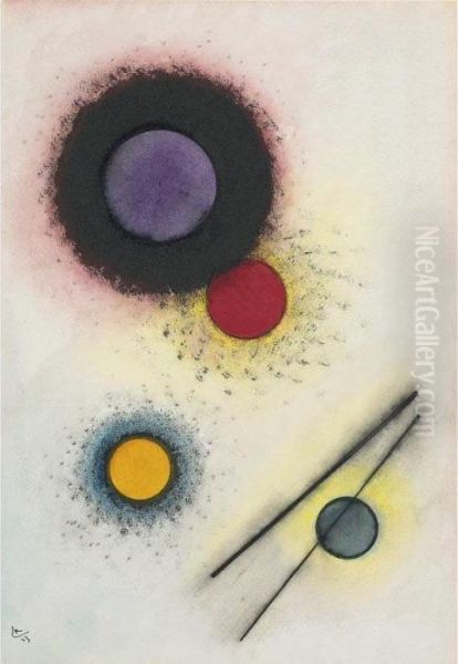 Ohne Titel (untitled) Oil Painting by Wassily Kandinsky