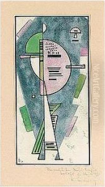 Ohne Titel (untitled) Oil Painting by Wassily Kandinsky